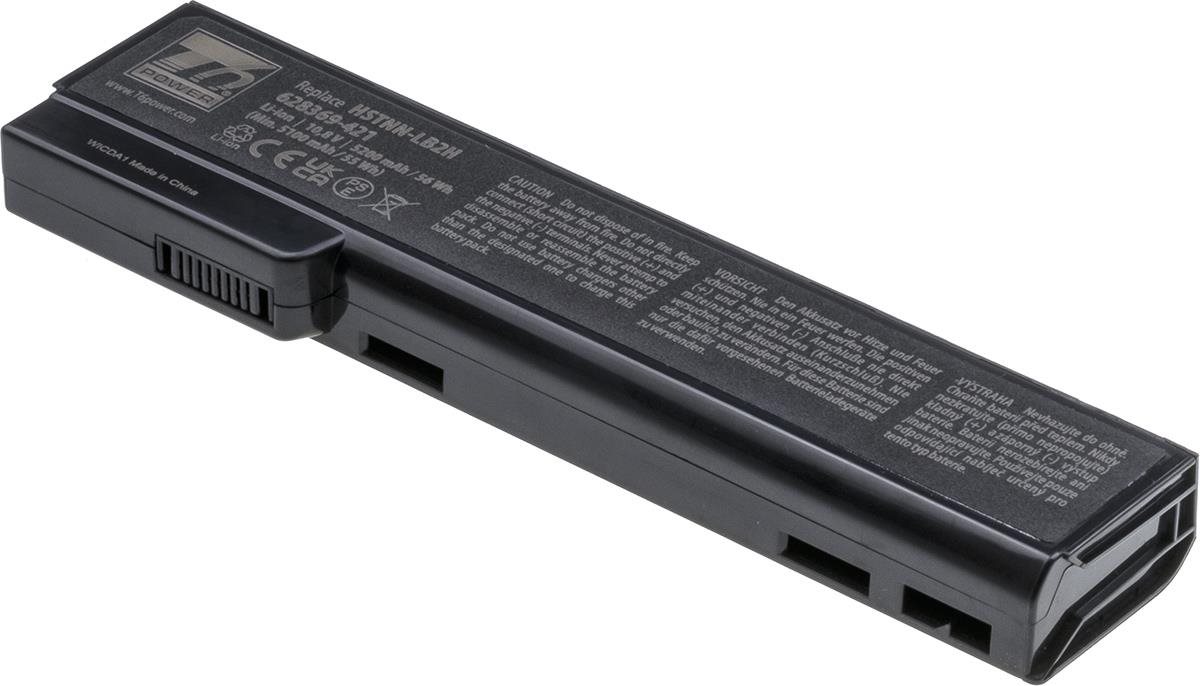 T6 Power do Hewlett Packard EliteBook 8560p, Li-Ion, 10,8 V, 5200 mAh (56 Wh), čierna
