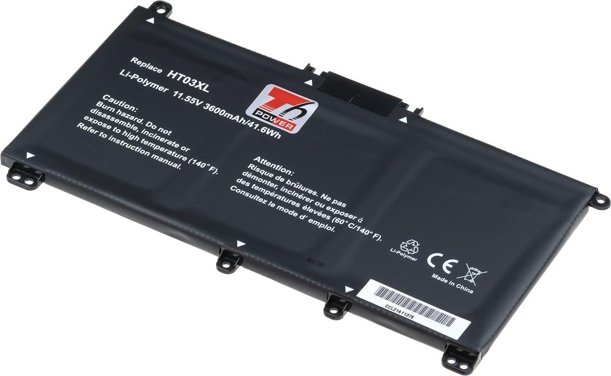 T6 Power pre notebook Hewlett Packard L11421-421, Li-Poly, 11,55 V, 3600 mAh (41 Wh), čierna