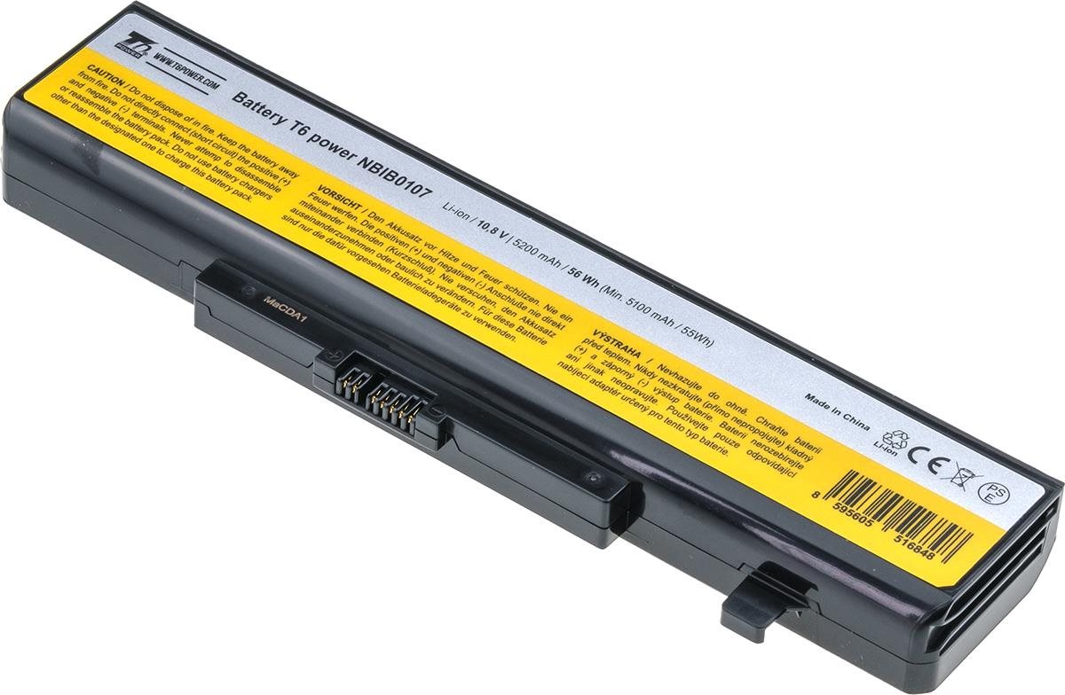 T6 Power na notebook Lenovo 45N1055, Li-Ion, 10,8 V, 5200 mAh (56 Wh), čierna