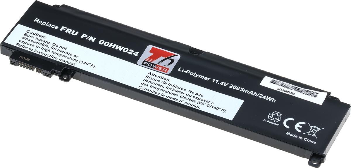 T6 Power pre notebook Lenovo 01AV405, Li-Poly, 11,4 V, 2065 mAh (24 Wh), čierna
