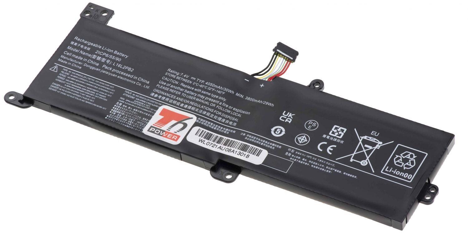 T6 Power pre Lenovo IdeaPad 330-15IKB, Li-Poly, 7,4 V, 4050 mAh (30 Wh), čierna