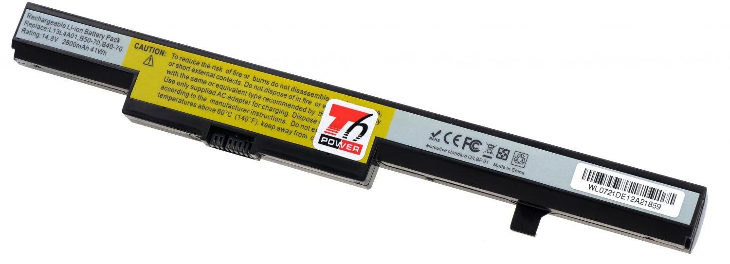 T6 Power pre Lenovo E50-70 serie, Li-Ion, 14,8 V, 2600 mAh (38 Wh), čierna