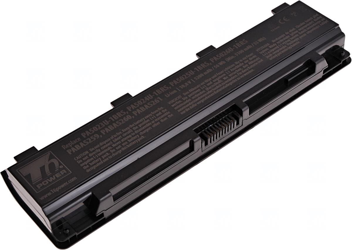 T6 Power pre Toshiba Satellite C55-A serie, Li-Ion, 10,8 V, 5200 mAh (56 Wh), čierna