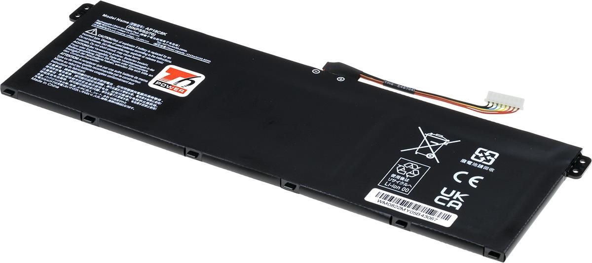 T6 Power pre Acer Aspire 5 A515-56, Li-Ion, 11,25 V, 4 470 mAh (50 Wh), čierna