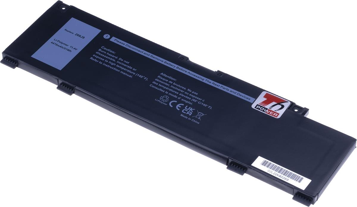 T6 Power pre Dell G5 15 5505, Li-Poly, 11,4 V, 4470 mAh (51 Wh), čierna