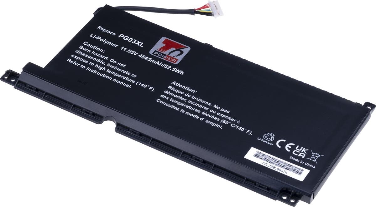 T6 Power HP Pavilion Gaming 15-dk0000, 15-ec0000, 4 545 mAh, 52,5 Wh, 3-článková, Li-Pol
