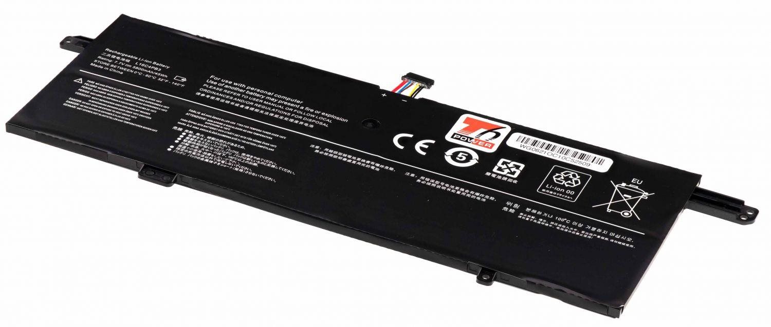 T6 Power pre notebook Lenovo L16C4PB3, Li-Poly, 7,7 V, 5800 mAh (45 Wh), Čierna