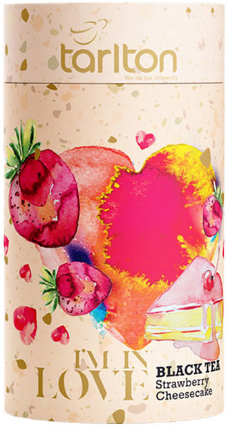 Tarlton Black Love Strawberry Cheesecake papier 100 g