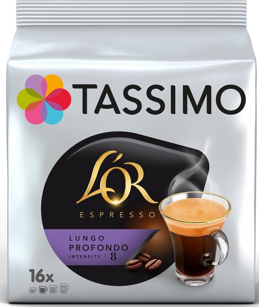 TASSIMO kapsuly L'OR Profondo Lungo 16 nápojov