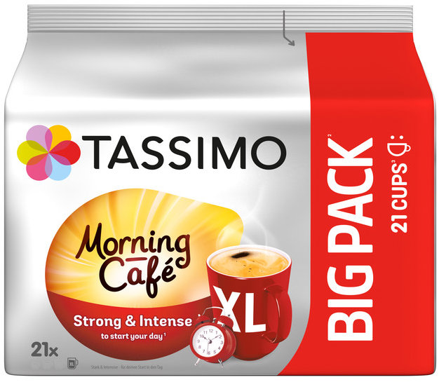 TASSIMO Morning Café Strong & Intense XL 21 kapsúl