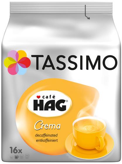 TASSIMO Café HAG Decaff 16 kapsúl