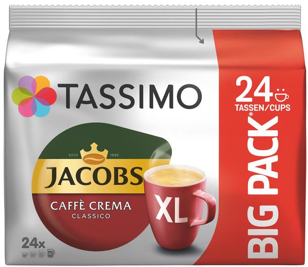 TASSIMO Jacobs Caffe Crema Classico XL 24 porcií
