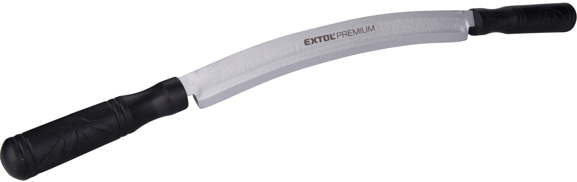 EXTOL PREMIUM Nôž obojručný zaoblený, dĺžka 605/300 mm ostrie 8812303