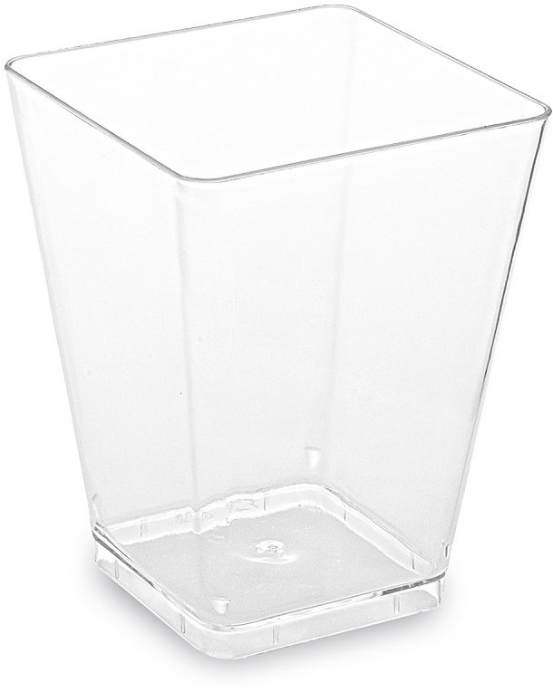Wimex fingerfood téglik kryštál 160 ml, 58 × 58 × 76 mm, hranatý – 20 ks