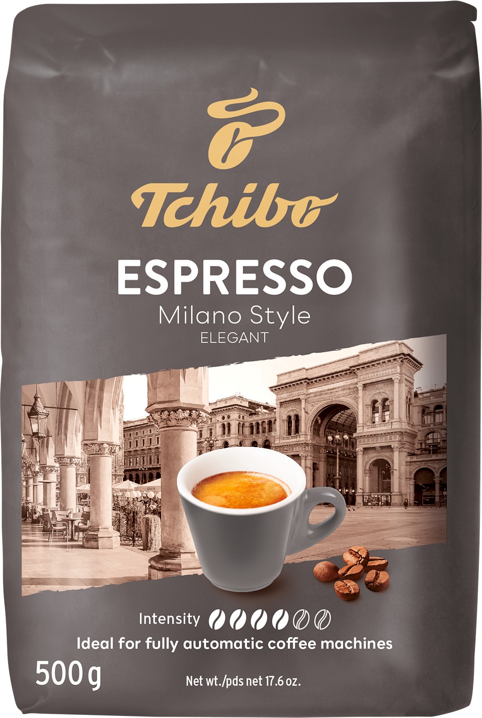 Tchibo Espresso Milano, zrnková, 500 g