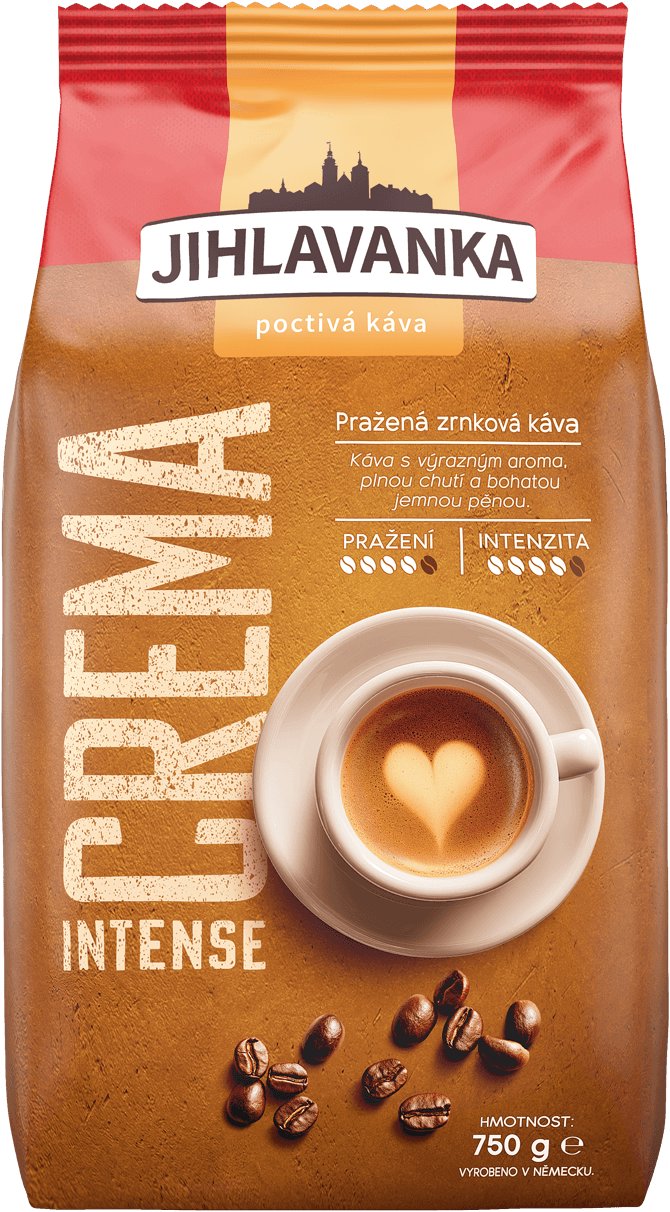 Tchibo Jihlavanka Crema Intense, 750g, zrnková