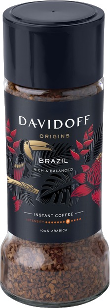 Tchibo Davidoff Origins Brazil, instantná, 90 g