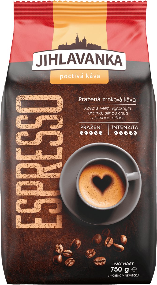 Tchibo Jihlavanka Espresso, 750g, zrnková