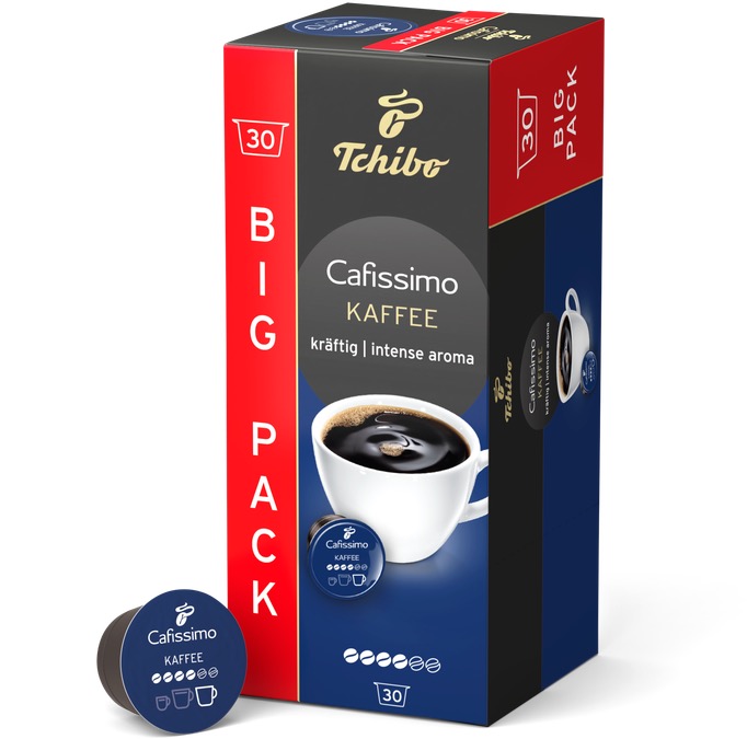 Tchibo Cafissimo Kaffee kräftig 30 kapsúl