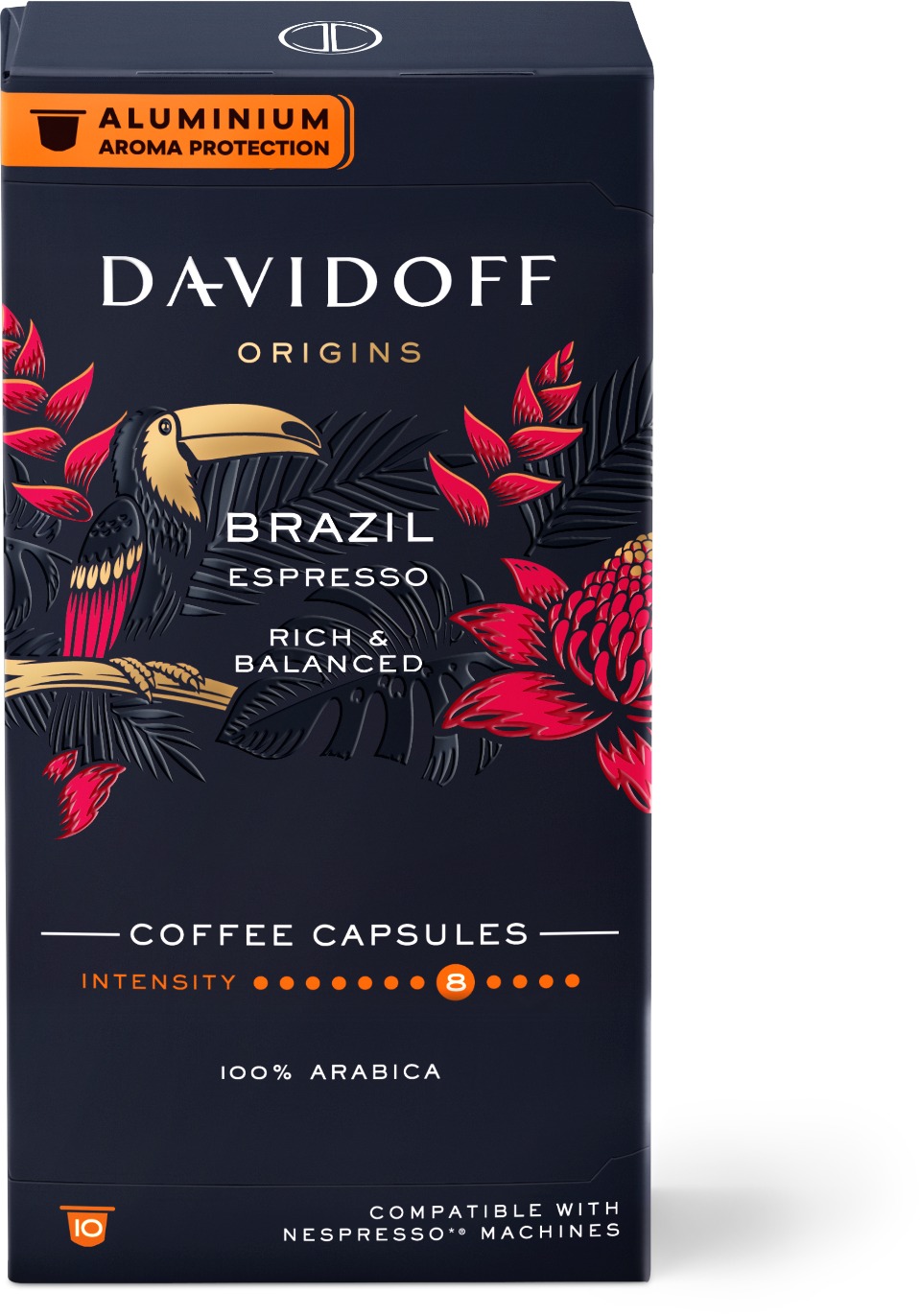 Tchibo Davidoff Origins Brazil Espresso 10 kapsúl