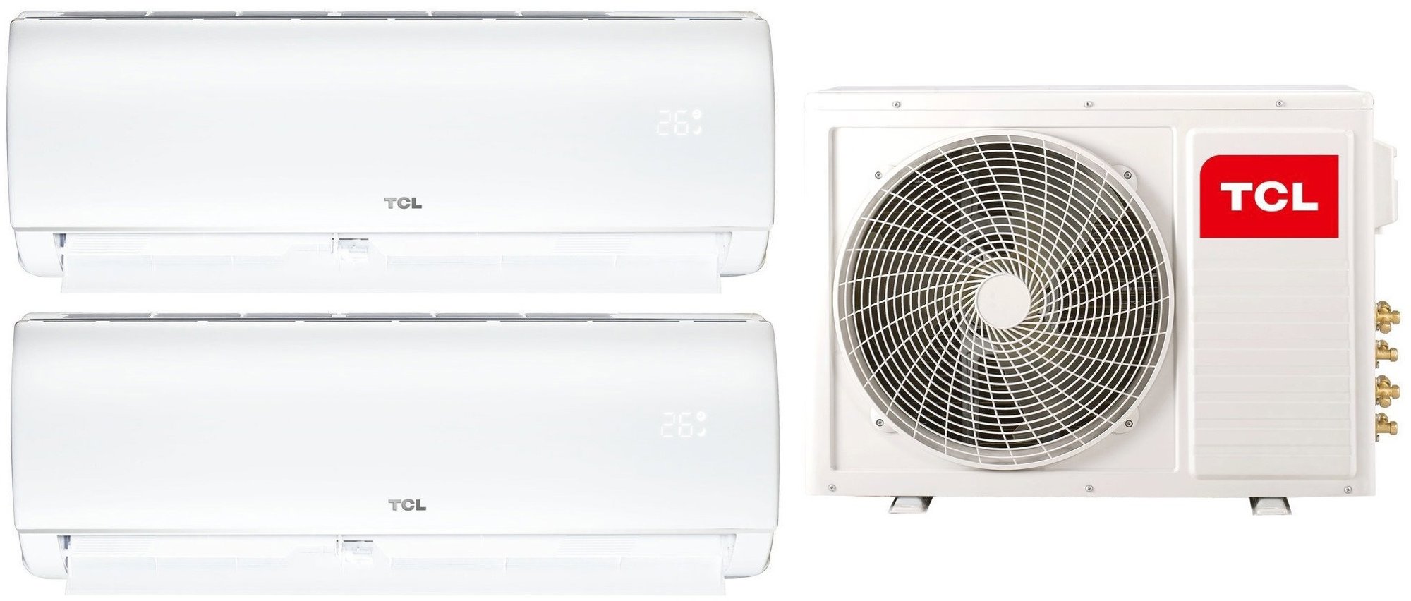 TCL FMA-18I2HD/DVO 5,1 kW + SN09F1S0 2,6 kW + SN09F1S0 2,6 kW