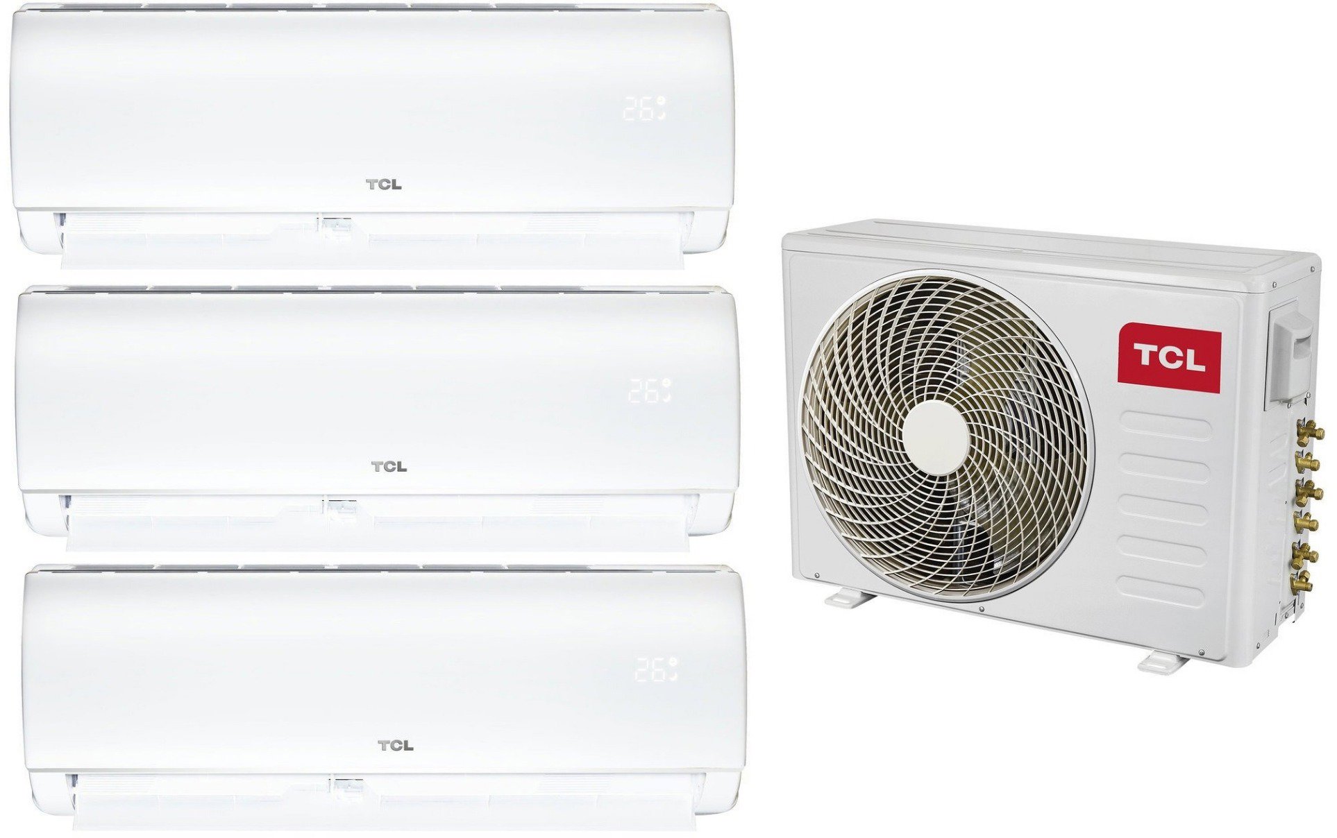 TCL FMA-27I3HD/DVO 7,9 kW + SN12F1S0 3,4 kW + SN12F1S0 3,4 kW + SN12F1S0 3,4 kW