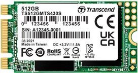 Transcend MTS 430S M.2 SSD 512 GB 2242
