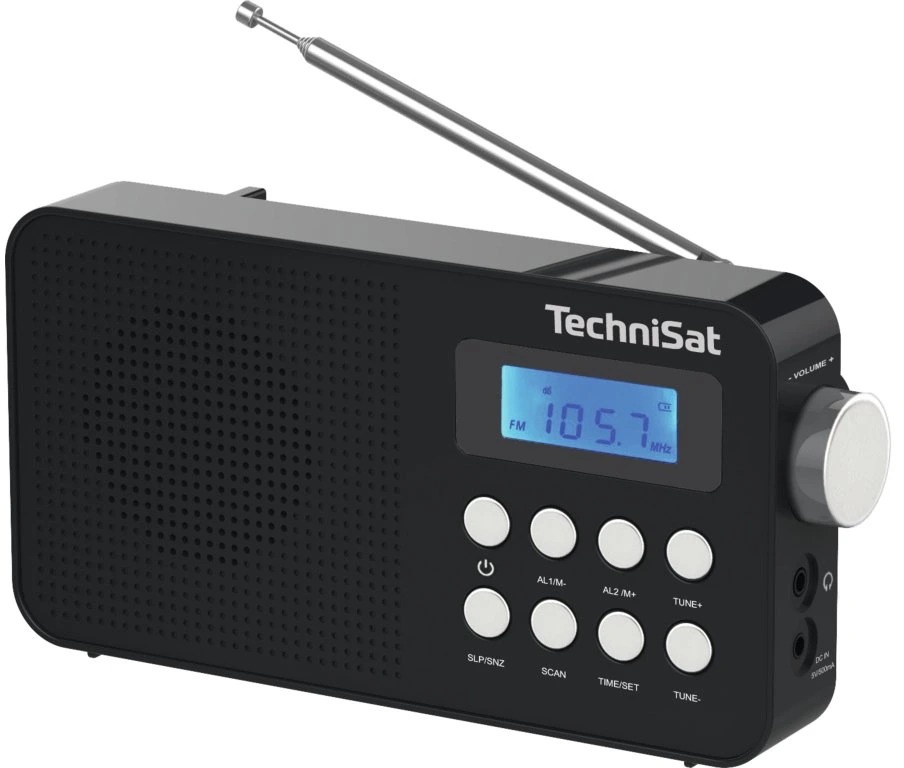 TechniSat Rádioprijímač FM Classic 110, black