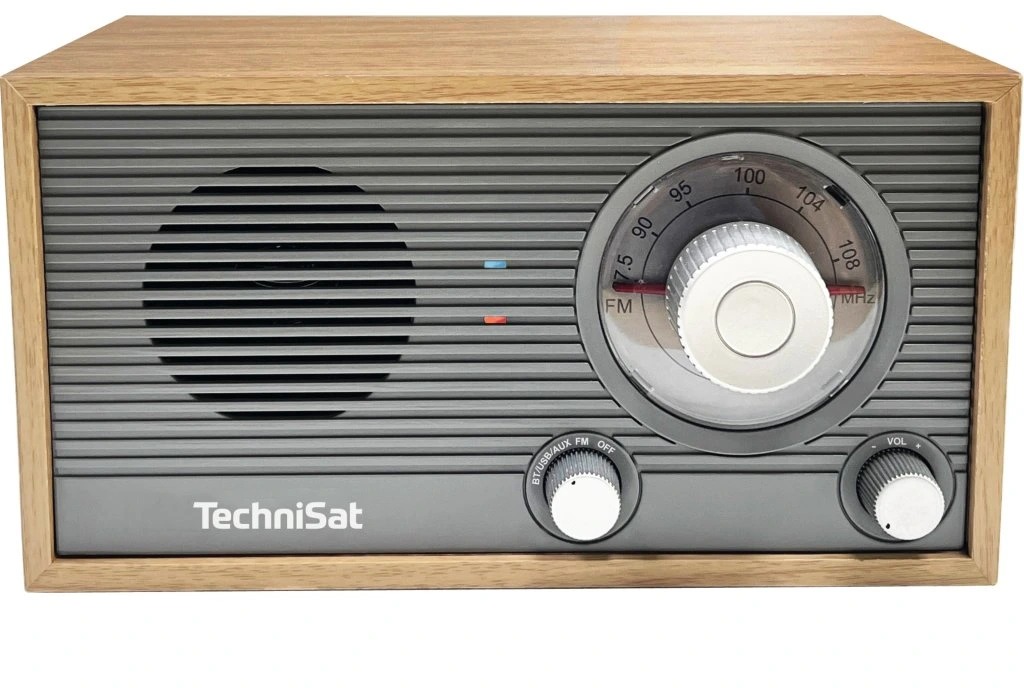 TechniSat Rádioprijímač FM Classic 205, gray/golden oak
