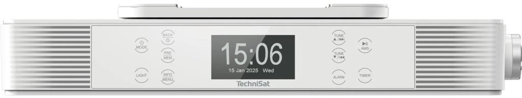 TechniSat Internetové kuchynské rádio s BT/FM IR, white