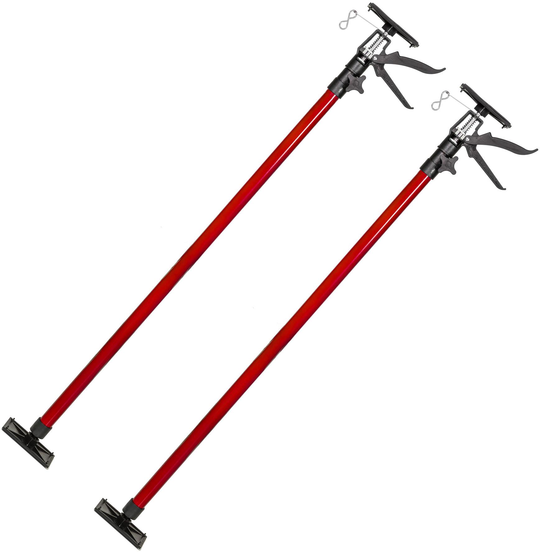 Tectake 2 Teleskopické stavebné podpery stropné 115 – 290 cm – červené