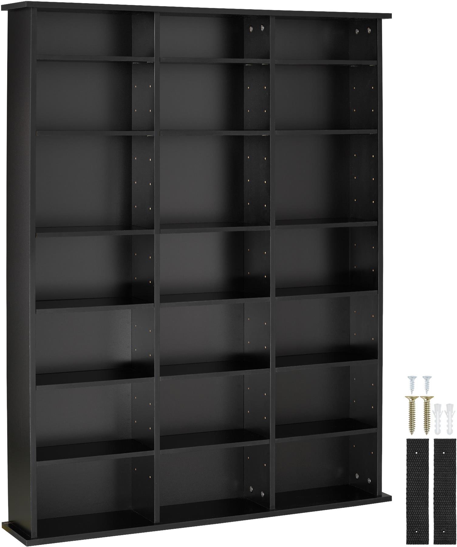 Tectake Stevie 105,5 × 19 × 136,5 cm – čierny