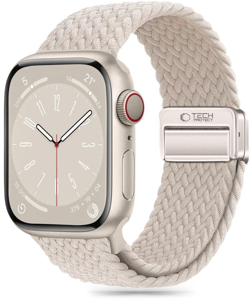 Tech-Protect Nylon Mag na Apple Watch 44/45/49 mm, starlight