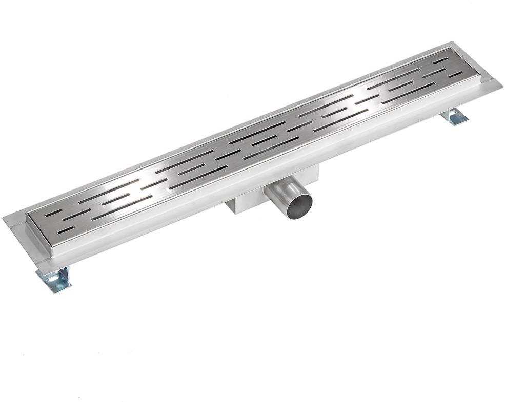 Tectake sprchový odtokový žliabok antikorový, 60 cm