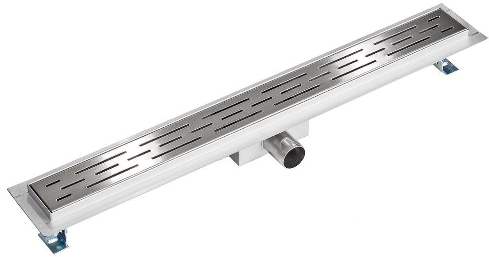 Tectake sprchový odtokový žliabok nehrdzavejúci, 70 cm