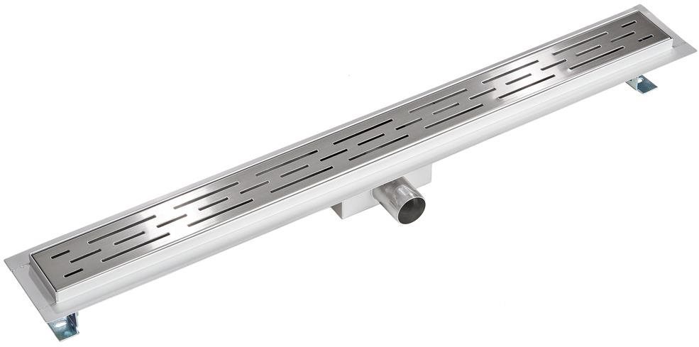 Tectake sprchový odtokový žliabok antikorový, 80 cm