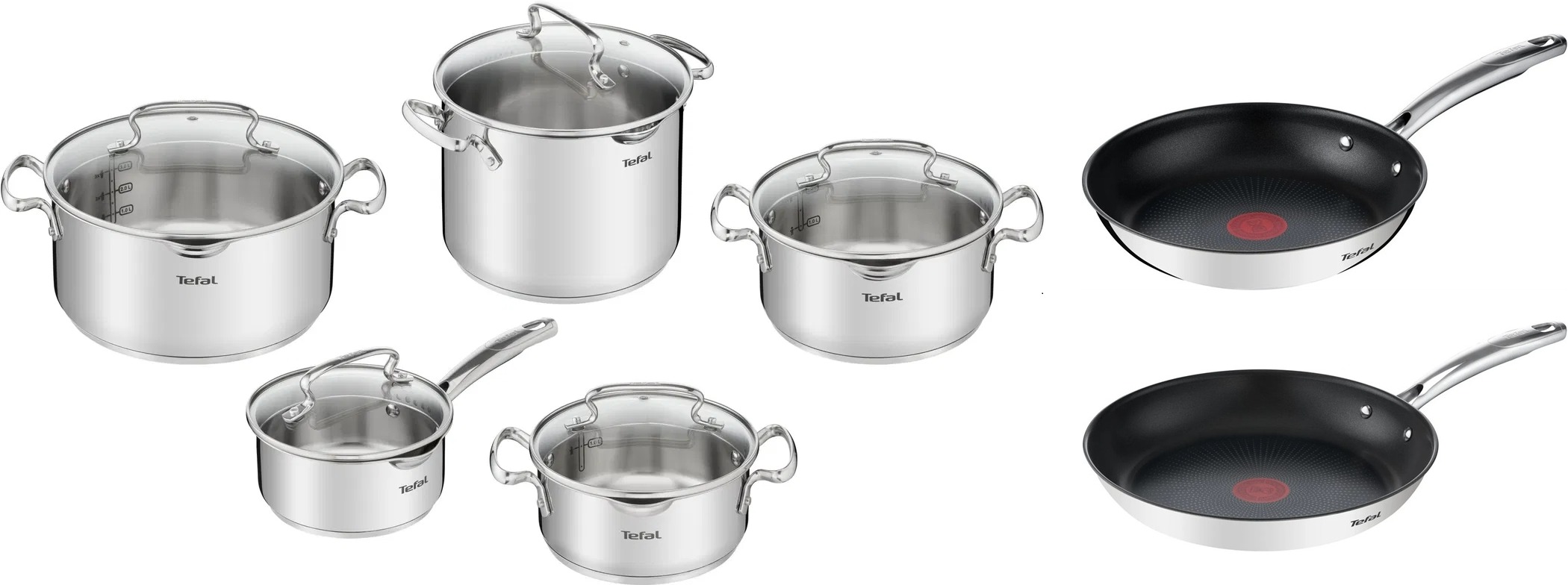 Tefal DUETTO+ Súprava riadu 10 ks + Panvica 2 ks 24 + 28 cm