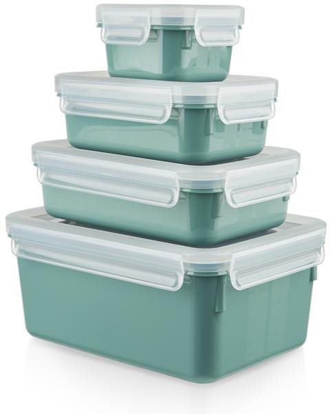 Tefal Súprava dóz, 4 ks, Master Seal Color N1031010 zelená