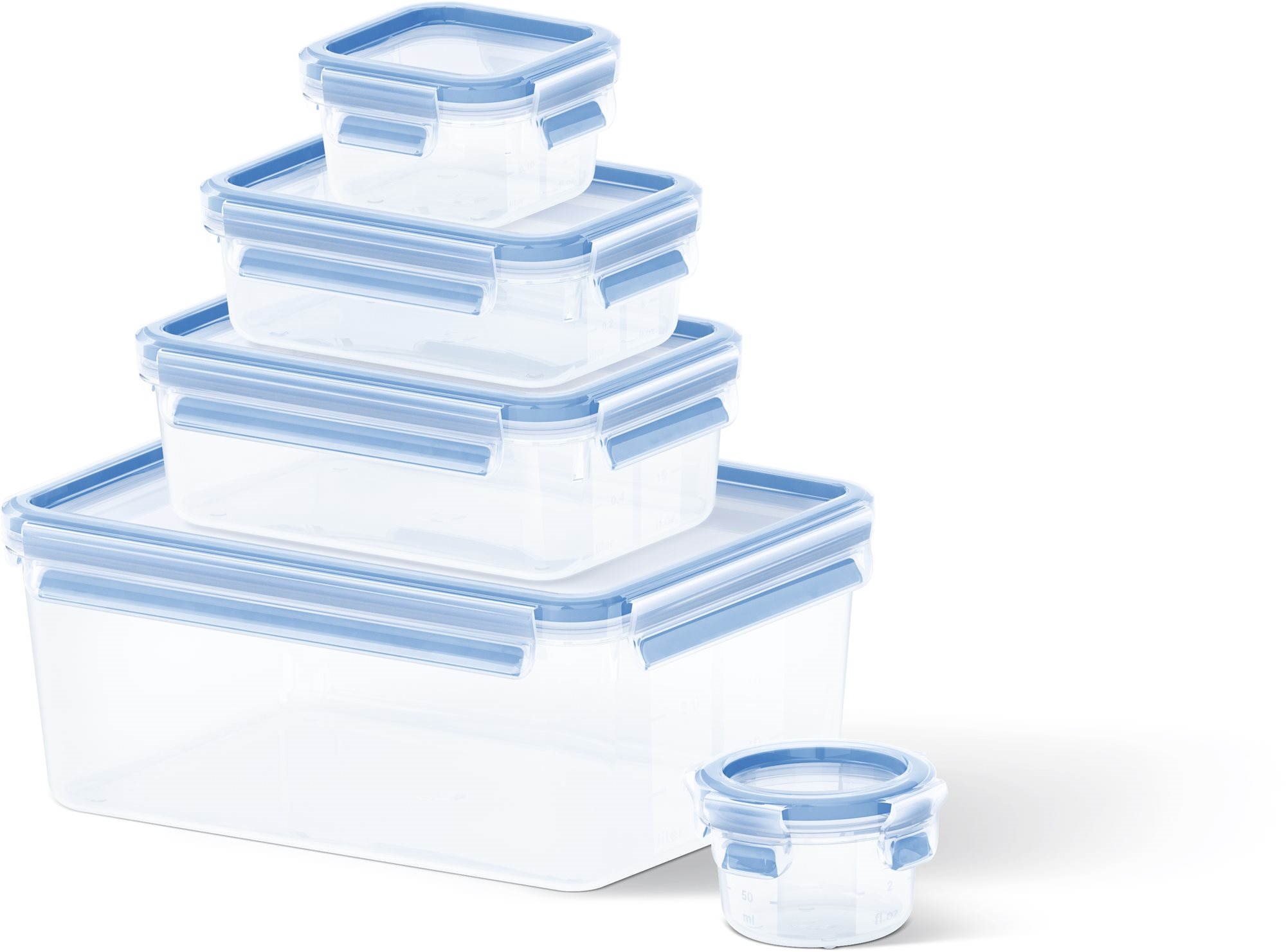 Tefal Dózy 5 ks: MASTER SEAL FRESH obdĺžnikové K3029012