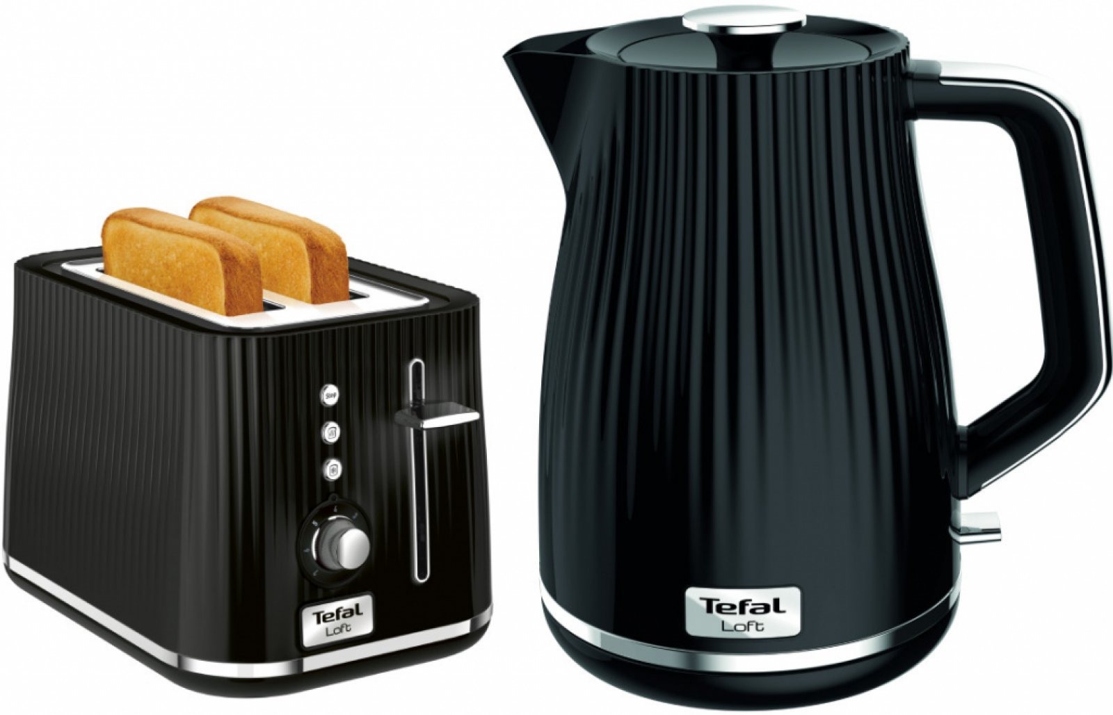 Tefal KO250830 Loft čierna + Hriankovač Tefal TT761838 Loft 2S