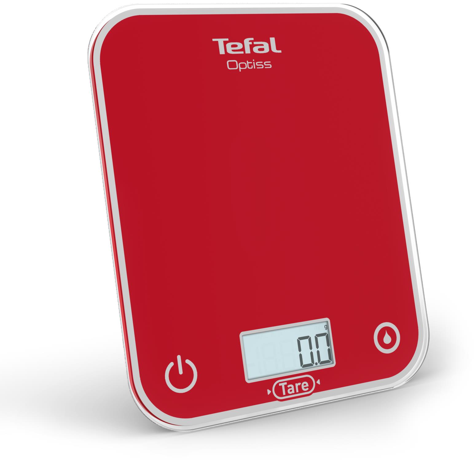 Tefal BC50U3V0 Optiss Kuchynská váha, červená