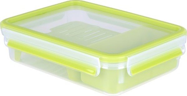 TEFAL MASTER SEAL TO GO dóza obdĺžniková 1,2 l s vnútornou miskou a mriežkou K3100312