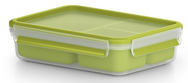 TEFAL MASTER SEAL TO GO dóza obdĺžniková 1,2 l s 3 vnútornými miskami K3100412