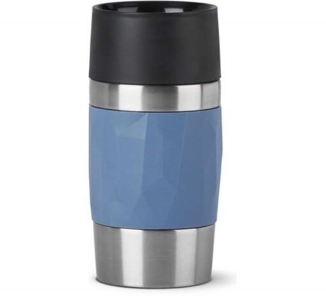 Tefal cestovný hrnček 0,3 l Compact Mug, modrý N2160210