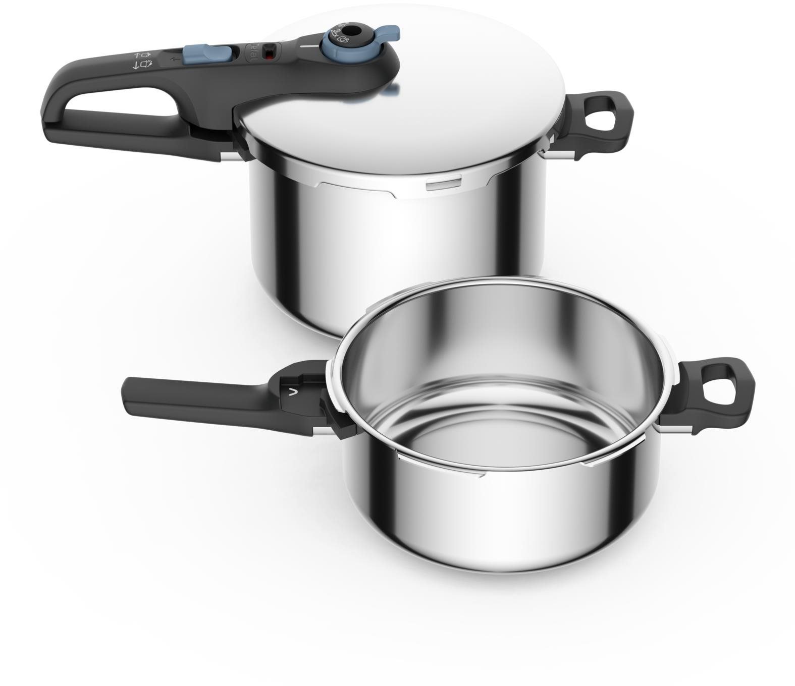 Tefal Súprava tlakových hrncov 4+6l Secure Trendy P2584301