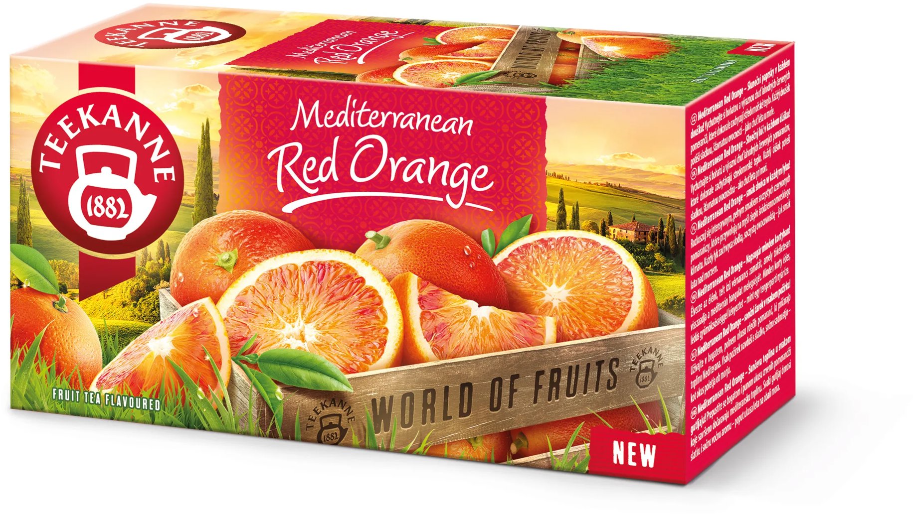 Teekanne WOF Mediterranean Red Orange 20 vreciek