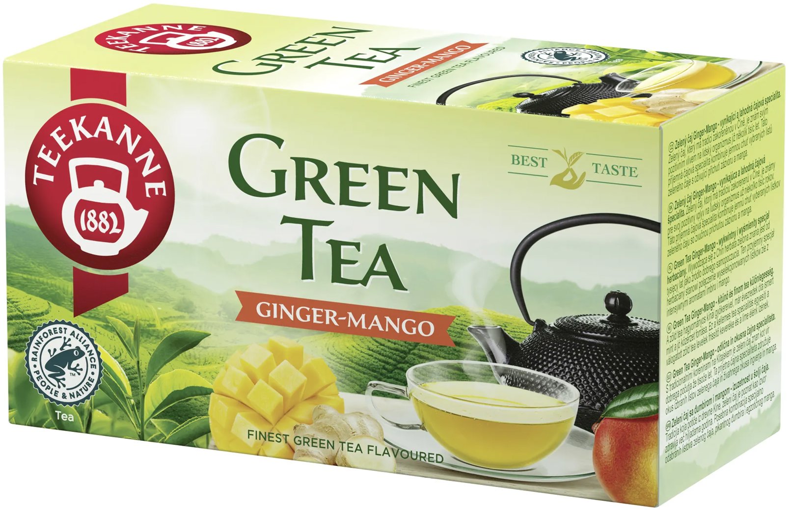 Teekanne Green Tea Ginger Mango 20 vreciek