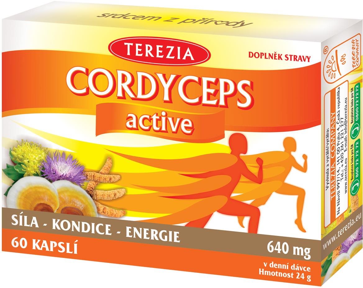 TEREZIA Cordyceps active 60 kapsúl