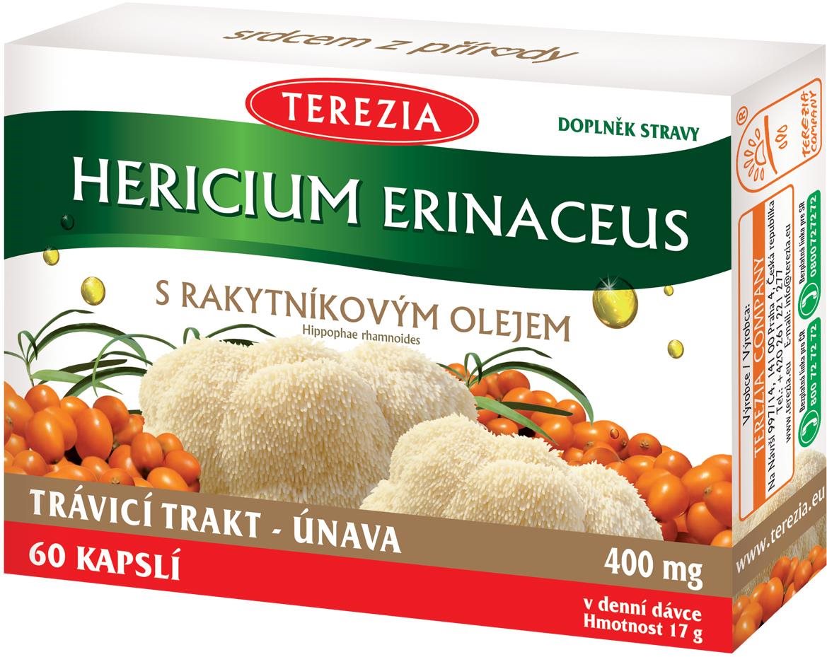 TEREZIA Hericium erinaceus s rakytníkovým olejom 60 kapsúl