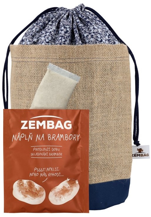 TERPENIX Zembag na 2,5 kg zemiakov, modrý kvetinový